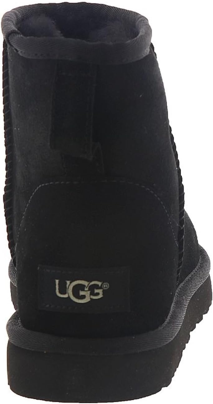 UGG Herren Mini Classic Boot 45 EU Schwarz, 45 EU Schwarz