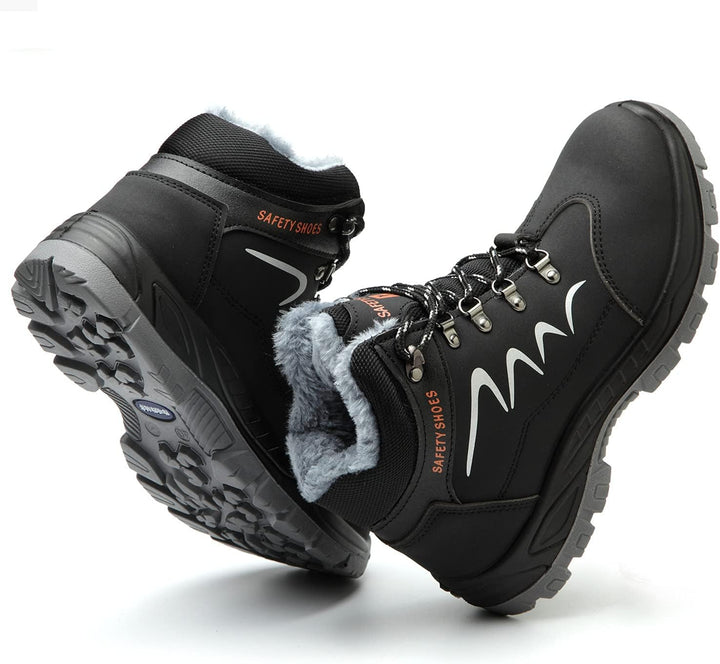 Blueskyli Sicherheitsschuhe Herren Damen Arbeitsschuhe S3 Leicht Wasserdicht Hoch Sicherheitsstiefel