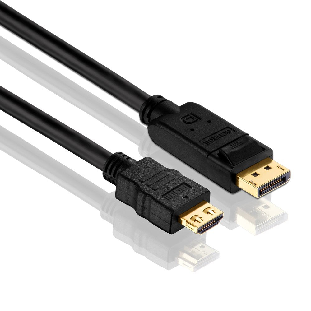 PureLink PI5100-150 DisplayPort auf HDMI Adapterkabel (2K FullHD (1080p), Ethernet), DisplayPort Ste