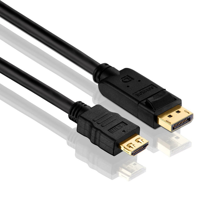 PureLink PI5100-050 DisplayPort auf HDMI Adapterkabel (2K FullHD (1080p), Ethernet), DisplayPort Ste