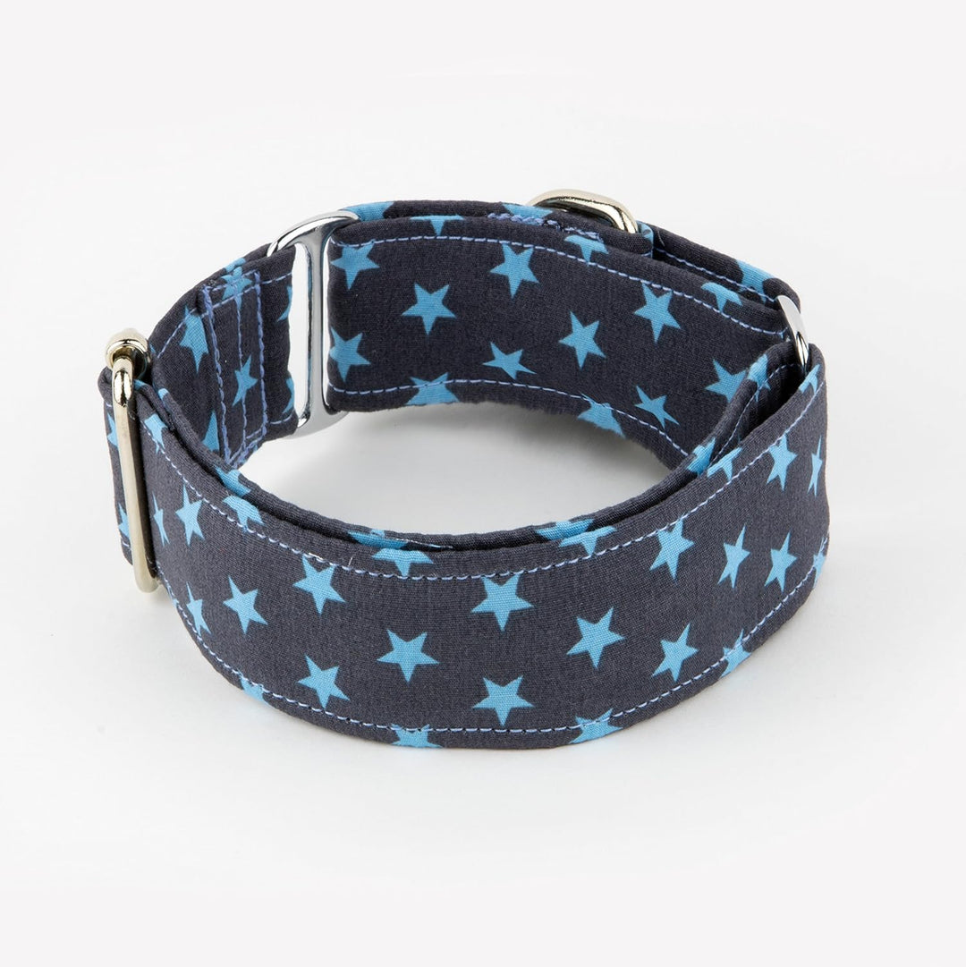 Galguita Amelie 0634438533368 Hundehalsband, Stern, L, blau blau L, blau L