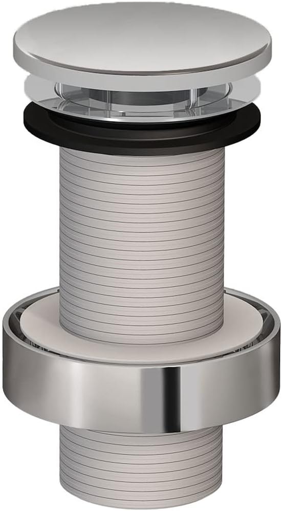 Alape˘ Schaftventil chrom, 1 1/4 Zoll, Abfluss Waschbecken, einfacher Einbau, ohne Staufunktion und