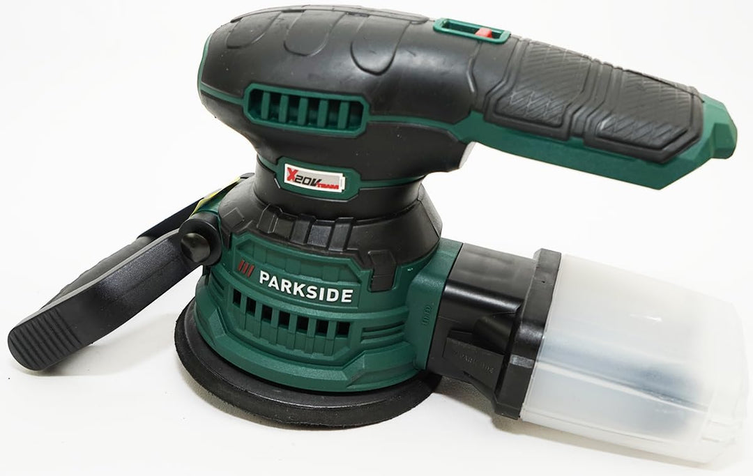 HEADNMORE® Bundle mit dem PARKSIDE® 20V Akku Exzenterschleifer PAEXS 20-Li B2 und dem HEADNMORE® Fla
