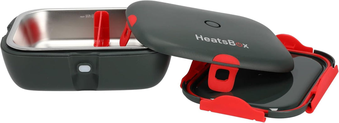 FAITRON HeatsBox Style+, Elektrische Lunchbox, Warmhaltebox, zum Erhitzen von Speisen, Unterwegs, au