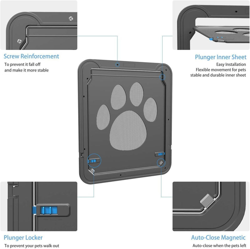 Namsan Haustierklappe Haustiertüre Fuer Hunde&Katze- Grosse 31cm x 36cm (12 "x 14") Gross 31CM x 36C