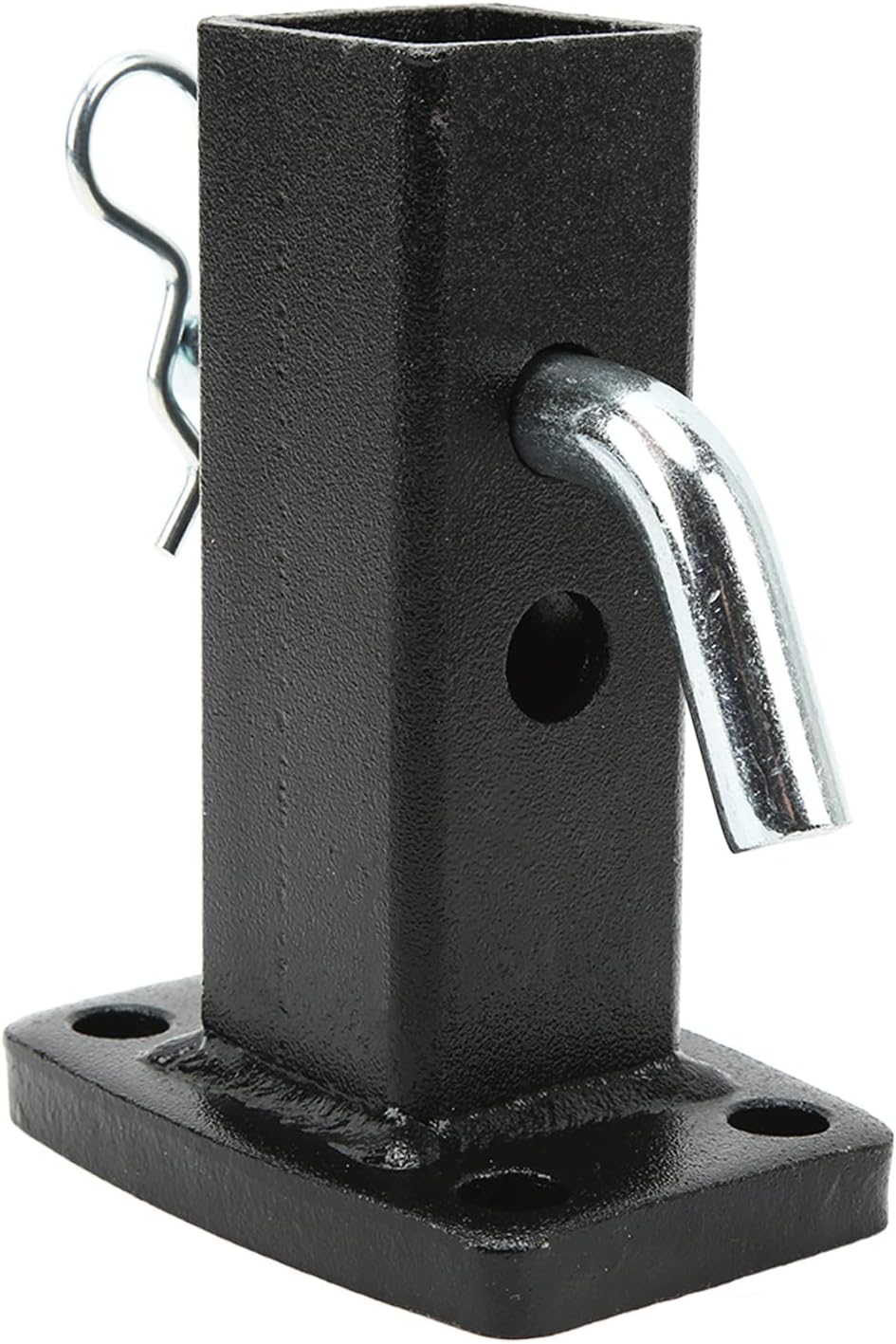 Hitch Receiver Adapter, Bumper Trailer Receiver Tube Rust Proof Strong Strength Sprayed Plastic Surf
