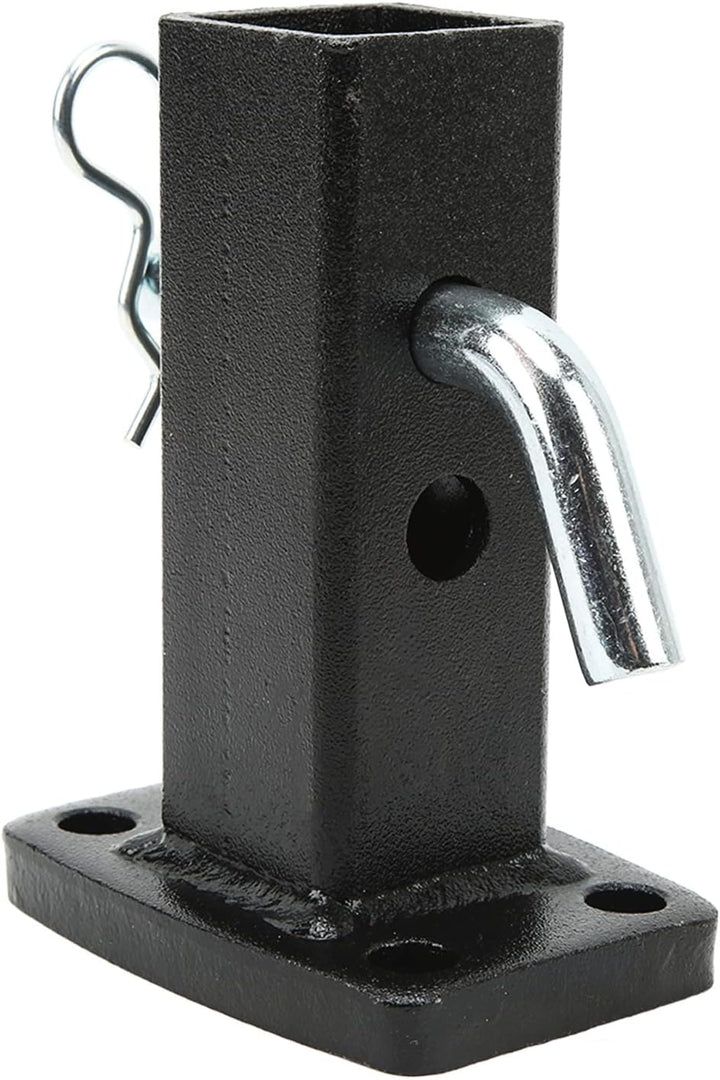 Hitch Receiver Adapter, Bumper Trailer Receiver Tube Rust Proof Strong Strength Sprayed Plastic Surf