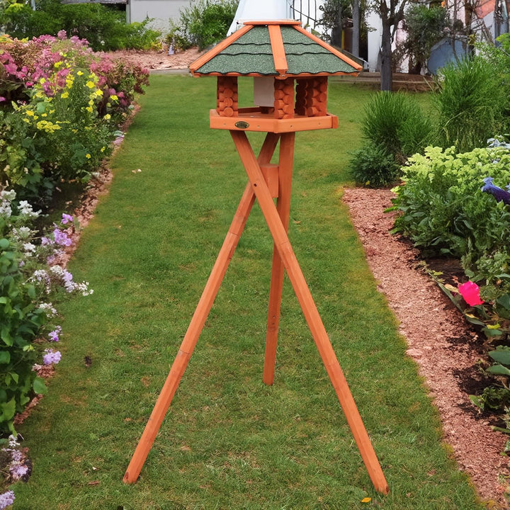 HABAU Vogelhaus "Schweden" mit Silo und Ständer