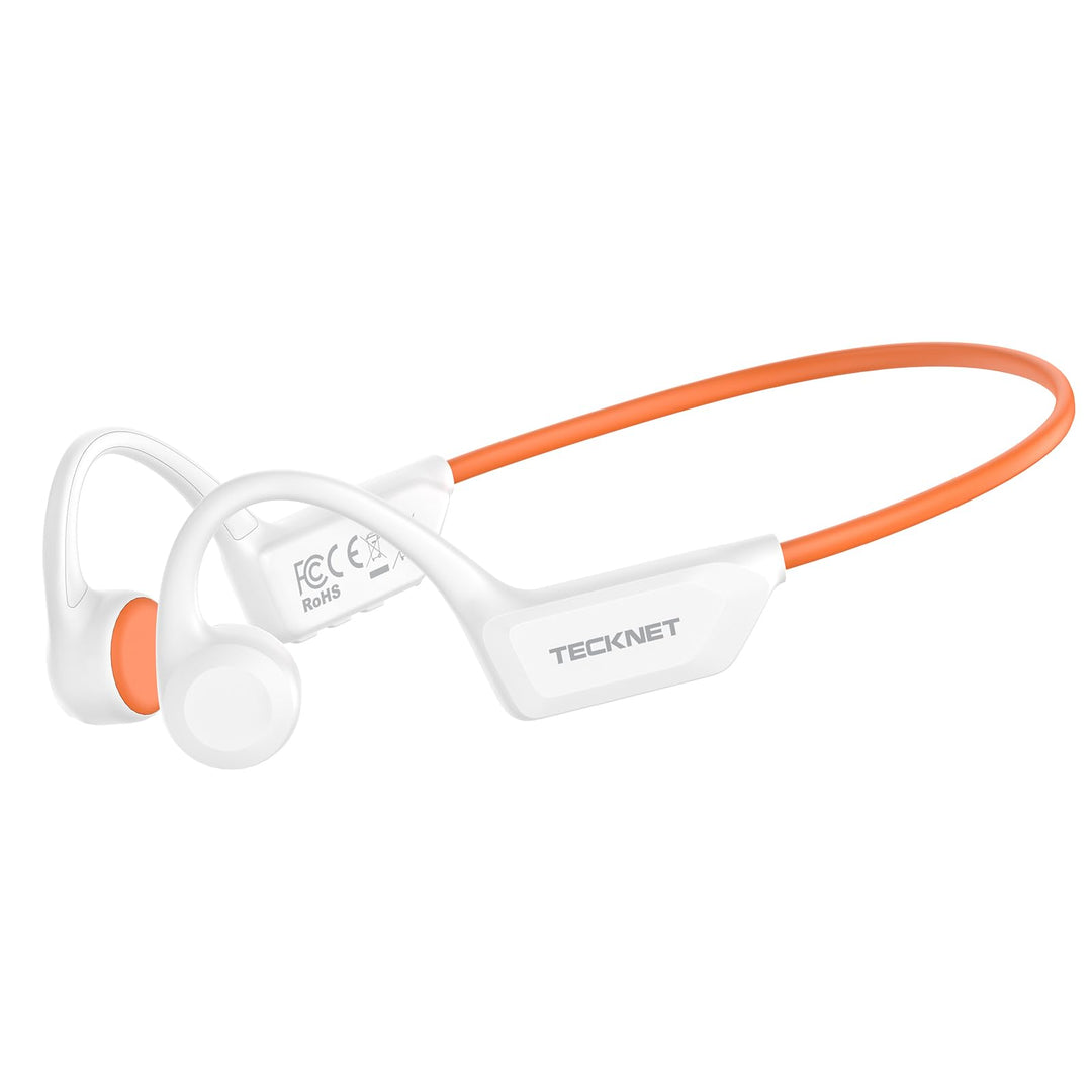TECKNET Knochenschall Kopfhörer Bluetooth, Bone Conduction Headphones mit Mikrofon, Open Ear Sport K