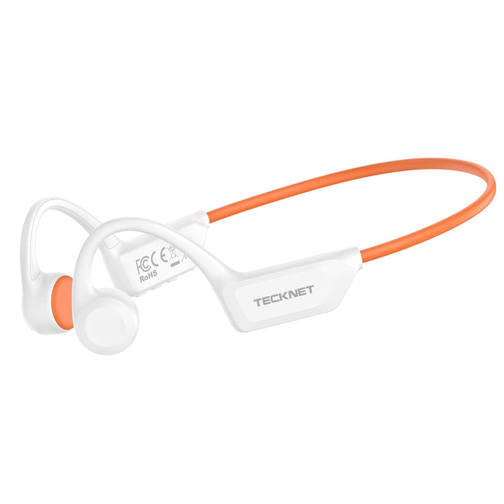 TECKNET Knochenschall Kopfhörer Bluetooth, Bone Conduction Headphones mit Mikrofon, Open Ear Sport K