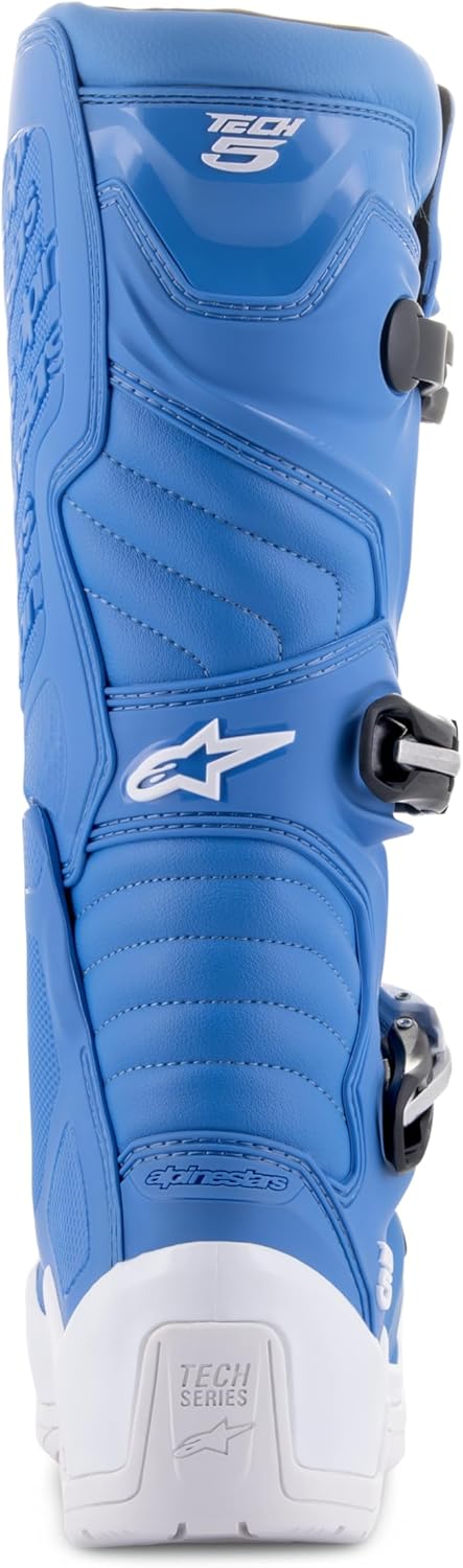 Alpinestars mens Tech 5 Boots 40.5 EU Blau Weiss, 40.5 EU Blau Weiß