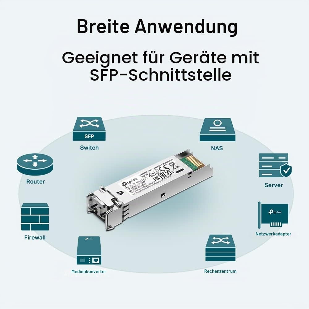 TP-Link MiniGBIC Module, IEEE 802.3z, CSMA/CD, TCP/IP (TL-SM311LS) 1G, Single-mode, 1G, Single-mode