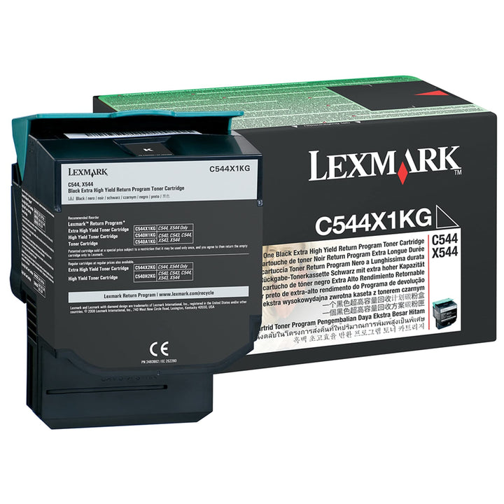 Lexmark C544X1KG C544, X544 Tonerkartusche 6.000 Seiten Rückgabe, schwarz, Schwarz