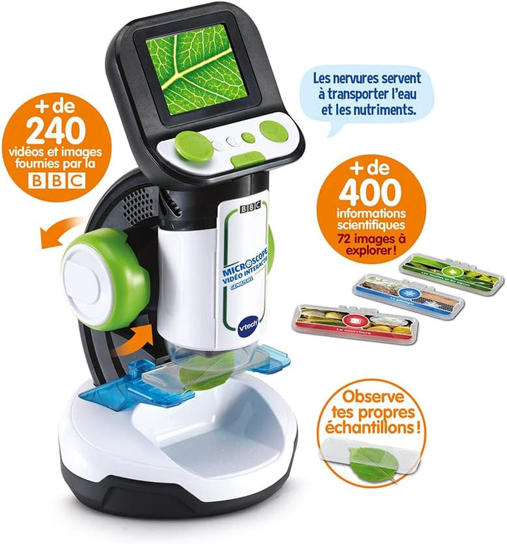 VTech. Mikroskop für Kinder, 80-616175, Weiss und Grün, Standard