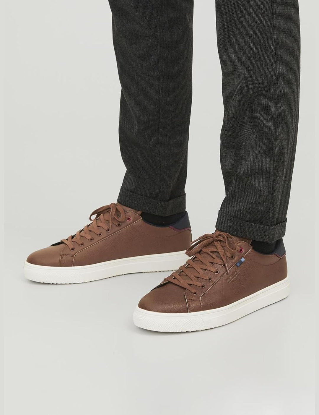 JACK & JONES Male Sneaker Sneaker 45 EU Cognac, 45 EU Cognac