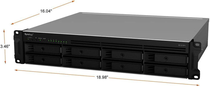 Synology RackStation RS1221RP+ mit 8 Einschüben (ohne Diskles) 8-bay; 4GB DDR4 RS1221RP+, 8-bay; 4GB