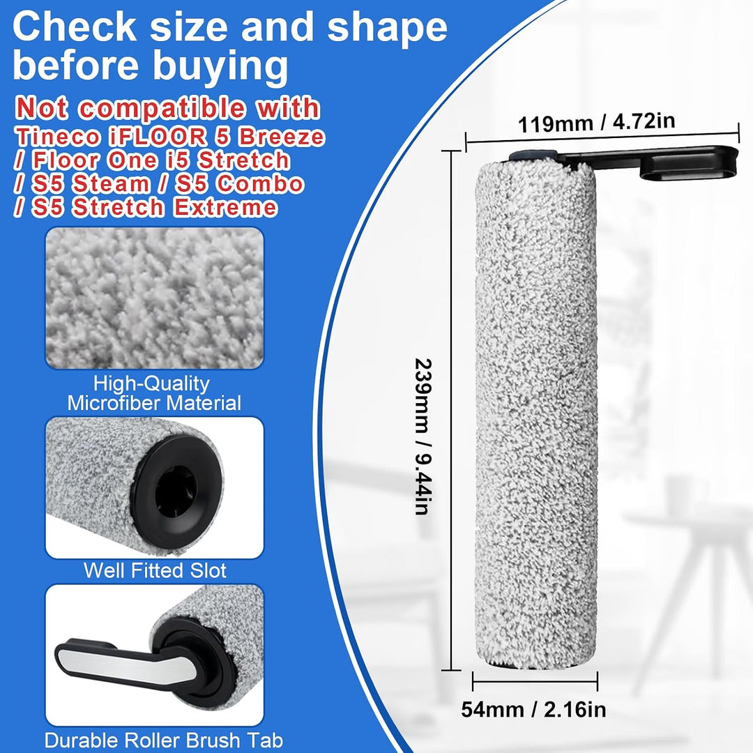 Fixbetter Zubehörset für Tineco Floor One S5 / S5 Pro / S5 Pro 2 / S5 Extreme Nass-Trocken All-in-On
