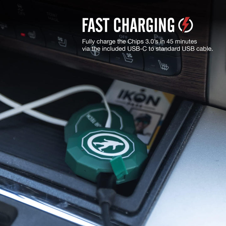 Outdoor Tech Chips 3.0 Helm Lautsprecher mit Bluetooth für kabelloses Helm Audio und Musik für Schne