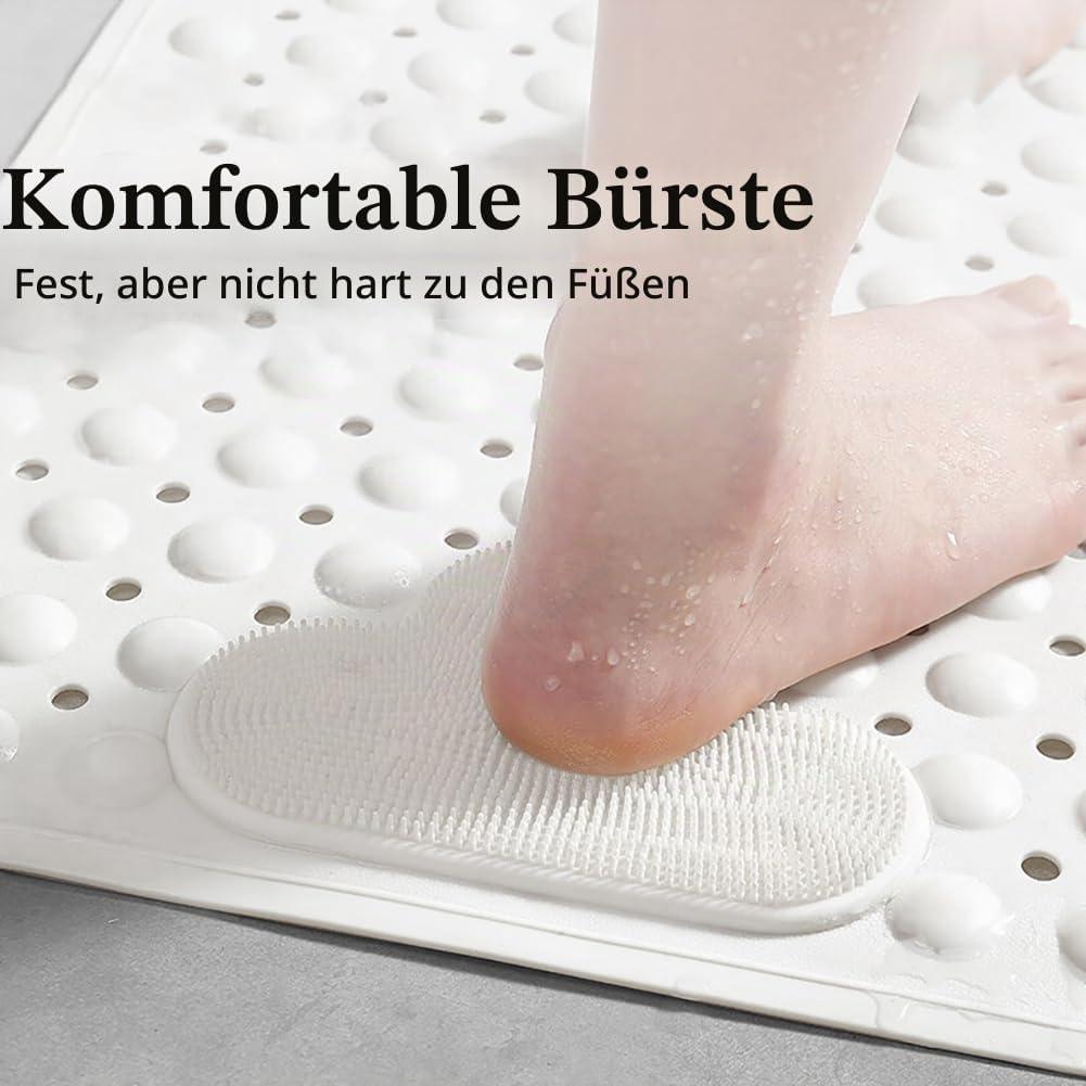 Duschmatte rutschfest 120x80cm,Antirutschmatte Dusche mit Ablauflöchern,Duscheinlage rutschfest mit