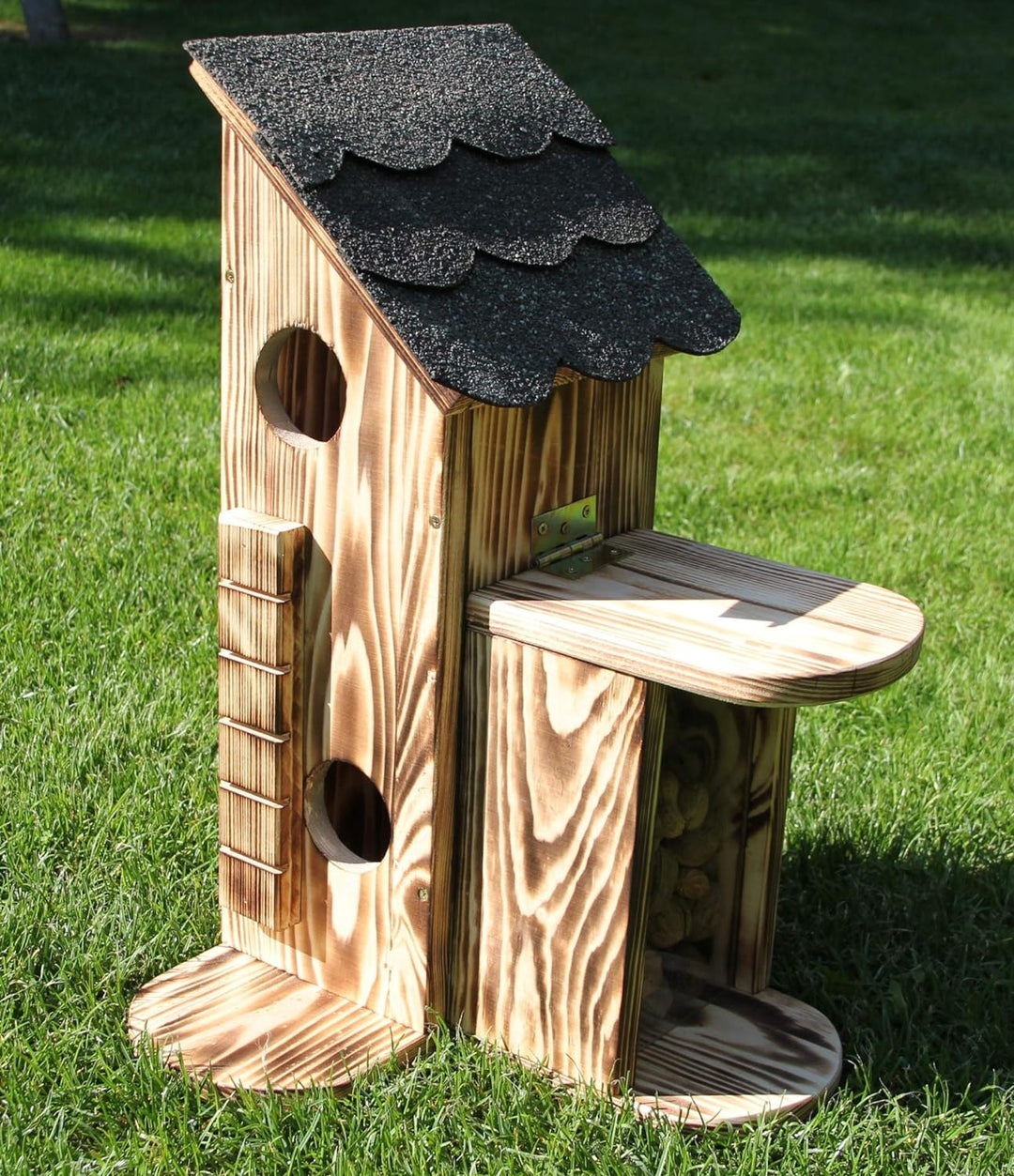 Garten und Holztrends Eichhörnchenfutterhaus-Eichhörnchen-Eichhörnchenhaus-Kobel-Eichhörnchenhaus-Ei