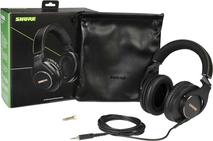 Shure SRH840A Over -Ear Over -Ear -Kabel -Kopfhörer für kritisches Hören und Überwachung, profession