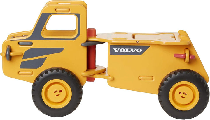 Moover Holzkippwagen "VOLVO" - Kinderrutscher Holzrutscher Rutscher LKW