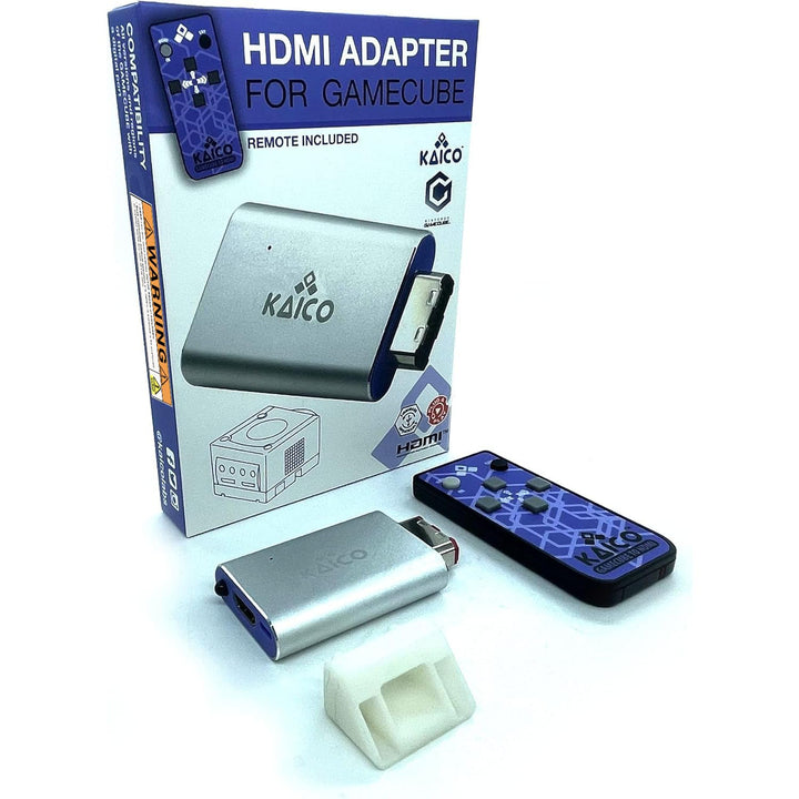 Gamecube HDMI Adapter für Original Nintendo Gamecube mit GCVideo Software - Unterstützt 2-Fach Zeile