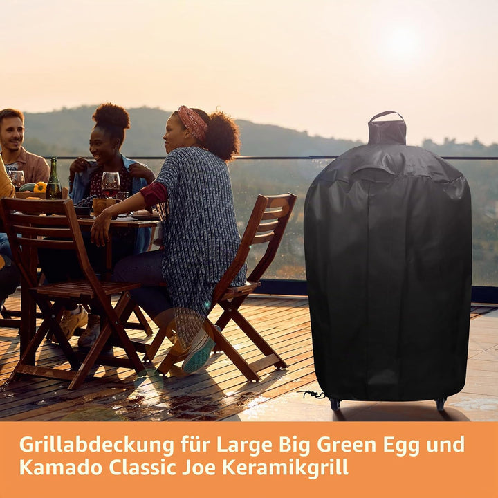 wasserdichte Abdeckung für grosses grünes Ei, Keramik-Grillabdeckung Outdoor-Grillabdeckung, wetterb