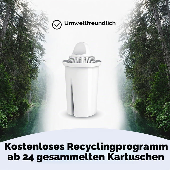 PearlCo - classic Pack 3 Filterkartuschen - passt in Brita Classic Standard Kartusche 3er Pack, Stan