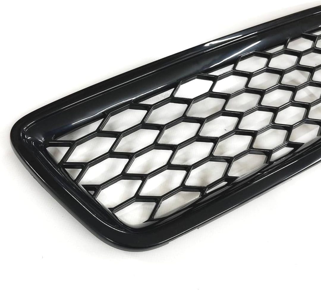Waben- Gitter- Kühler- Sport- Front- Rippen- Grill ohne Emblem Schwarz Eintragungsfrei
