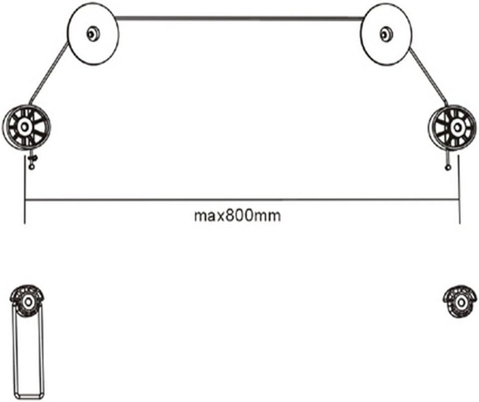 Maclean MC-557 OLED QLED LED LCD Plasma TV Wandhalter Wandhalterung UltraSlim, 37-70", 50kg