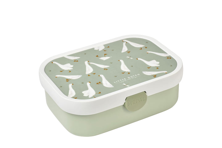 Mepal Brotdose Kinder Little Dutch – Bento Box Kinder - Brotdose Kinder mit Fächern & Gabel - Meal P