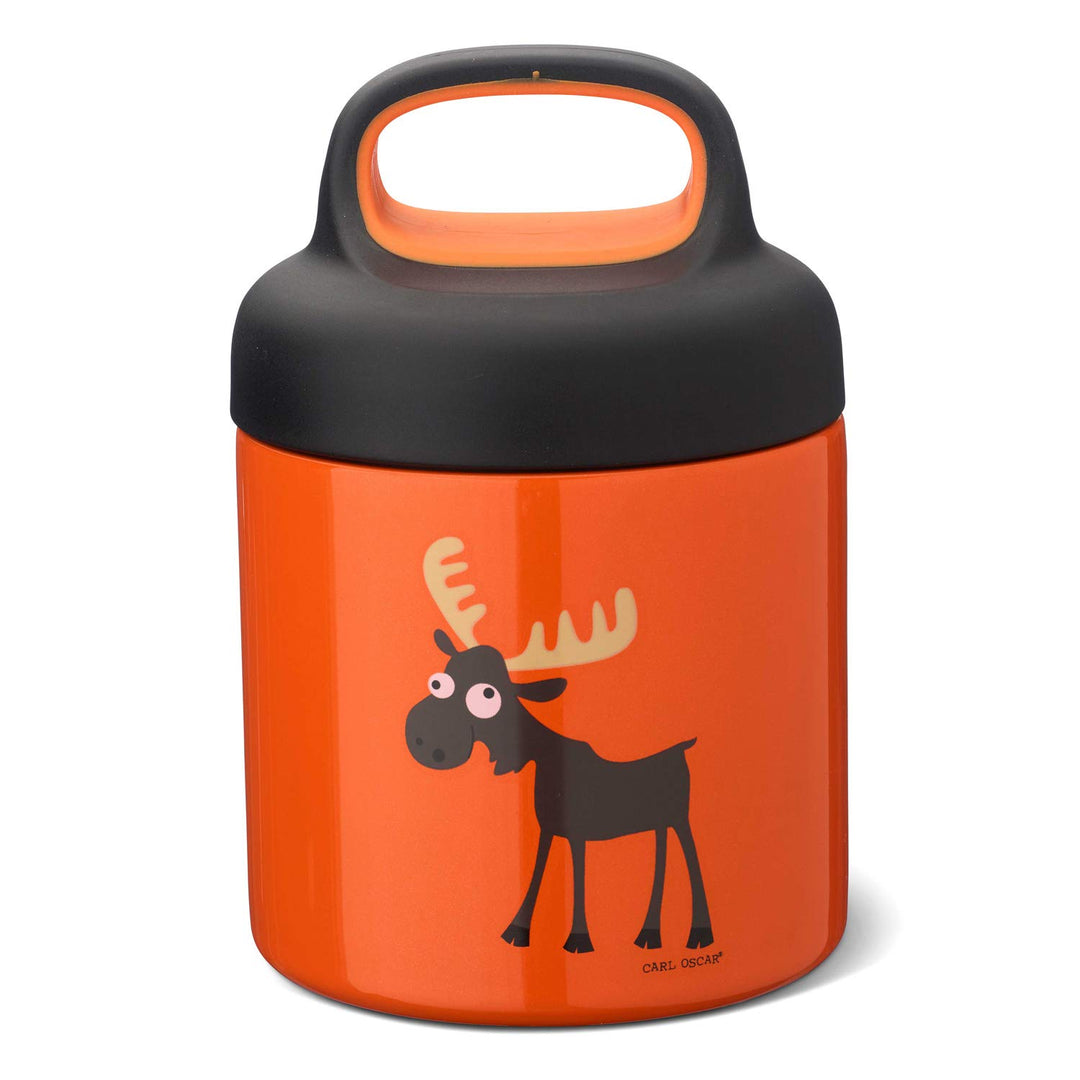 Carl Oscar Kleine Isolierflasche für Suppe, Obstsalat, Nudeln etc. für Kinder, Edelstahl, doppelwand