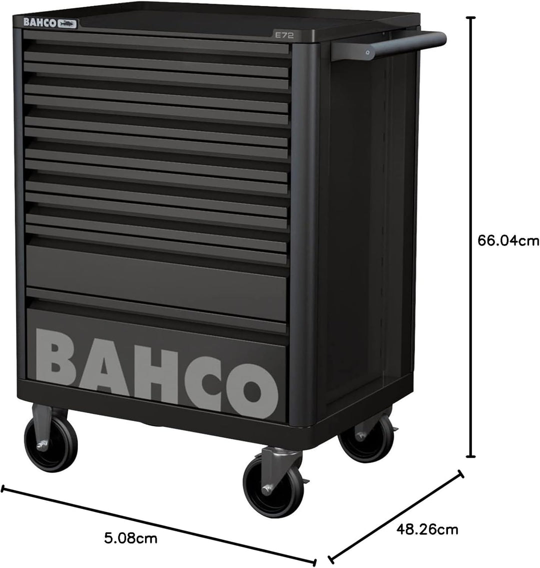 Bahco BH1472K8BLACK Carro E72 26" 8 Cajones Negro, Standard, 955x693x510 mm