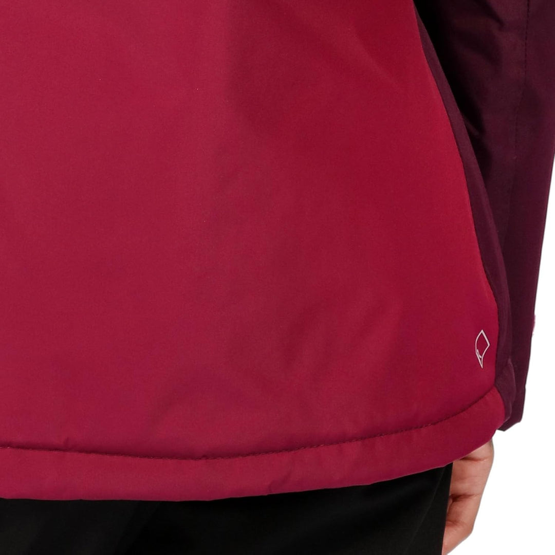Regatta Damen Voltera Protect Waterproof Taped Seams Heated Hooded Jacket Jacke M Violett/Pflaume, M
