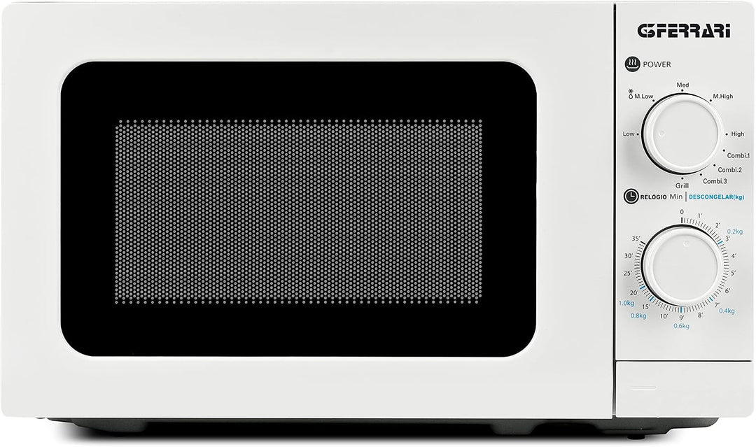 G3 Ferrari G10174 Kombi-Mikrowelle Otello Grill, 20 Liter, 700W Mikrowelle, 1000W Grill, 3 Garfunkti
