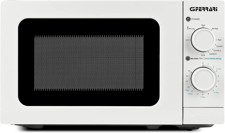 G3 Ferrari G10174 Kombi-Mikrowelle Otello Grill, 20 Liter, 700W Mikrowelle, 1000W Grill, 3 Garfunkti