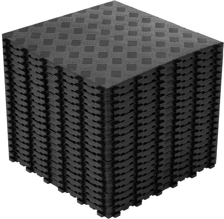 bimiti 20 Stück 40x40cm PVC Garagenboden, Garagenboden Fliesen aus Gummi, Garagenboden Schutzmatte r