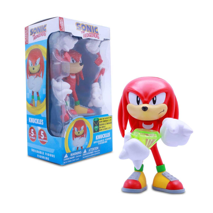 Just Toys LLC Sonic The Hedgehog Actionfiguren (Knuckles Series 2) Knöchel - Serie 2, Knöchel -