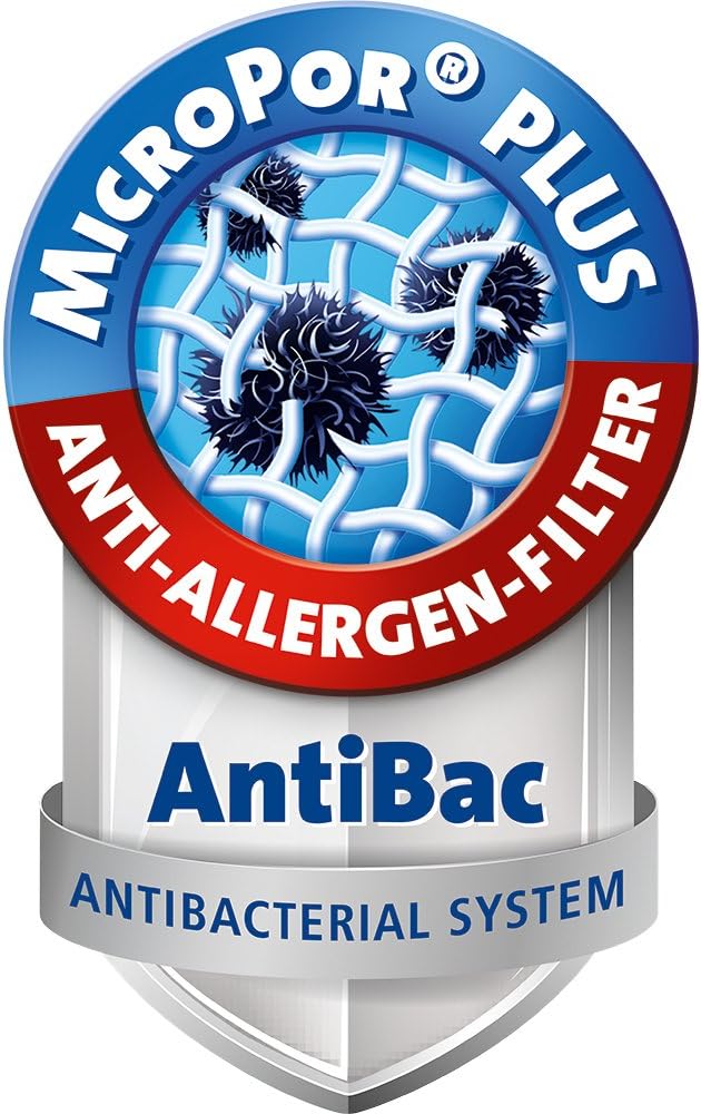 Swirl® X 351® EcoPor® Staubsaugerbeutel für Hoover, Rowenta, Severin, 4 Beutel (Packung mit 2) A 1 -