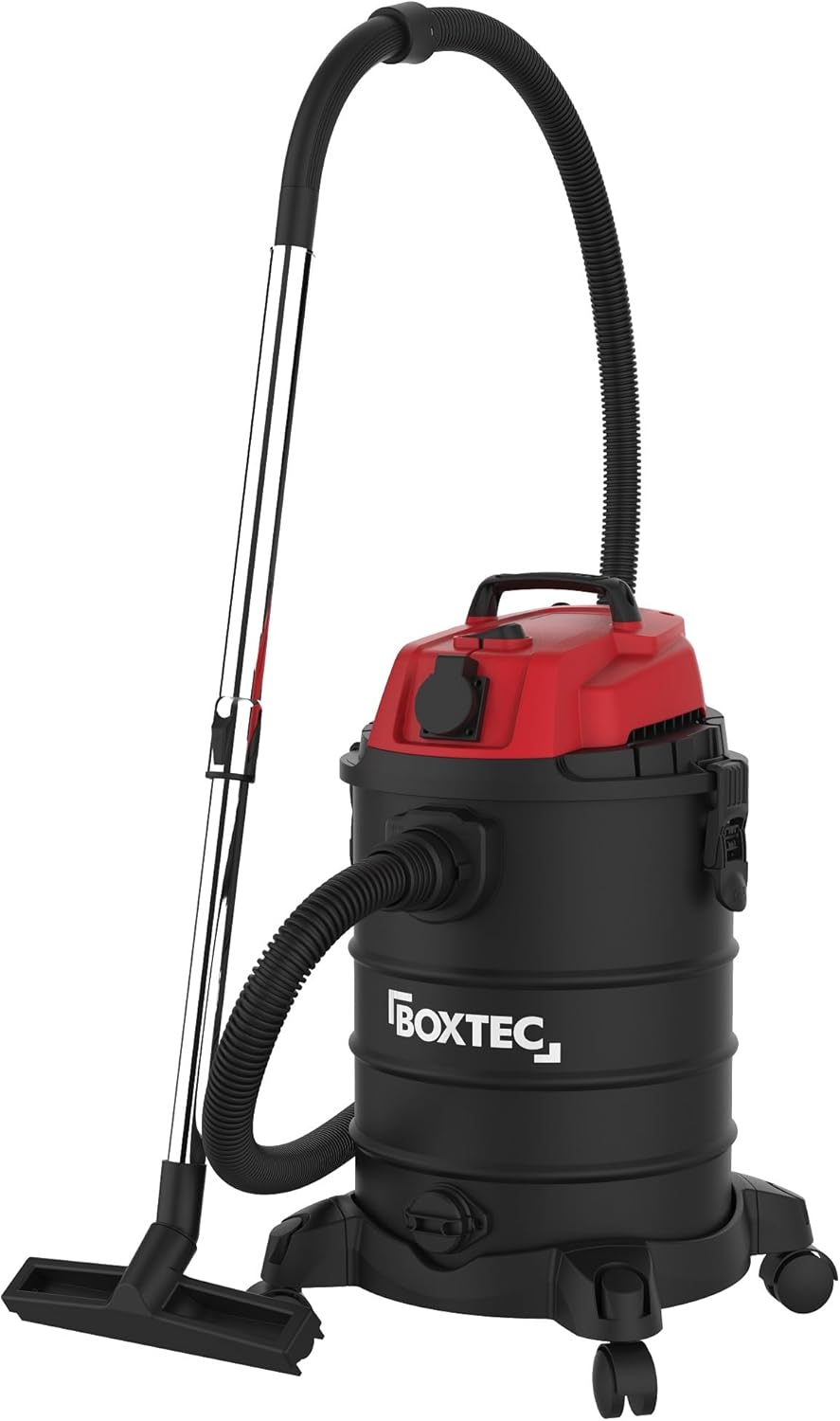 BOXTEC NTS 30 Industriesauger Nass-Trockensauger 30L Einschaltautomatik bis 2000W, mit Blasfunktion,