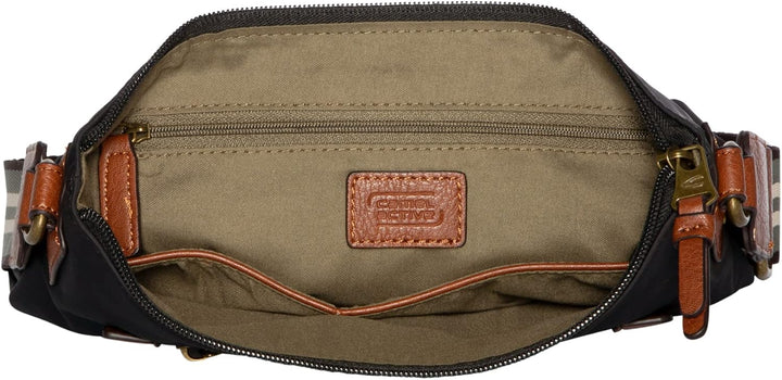 camel active bags Bari Damen Umhängetasche Crossbody Bag Gross Schwarz Schwarz 23 x 7 x 15, Schwarz