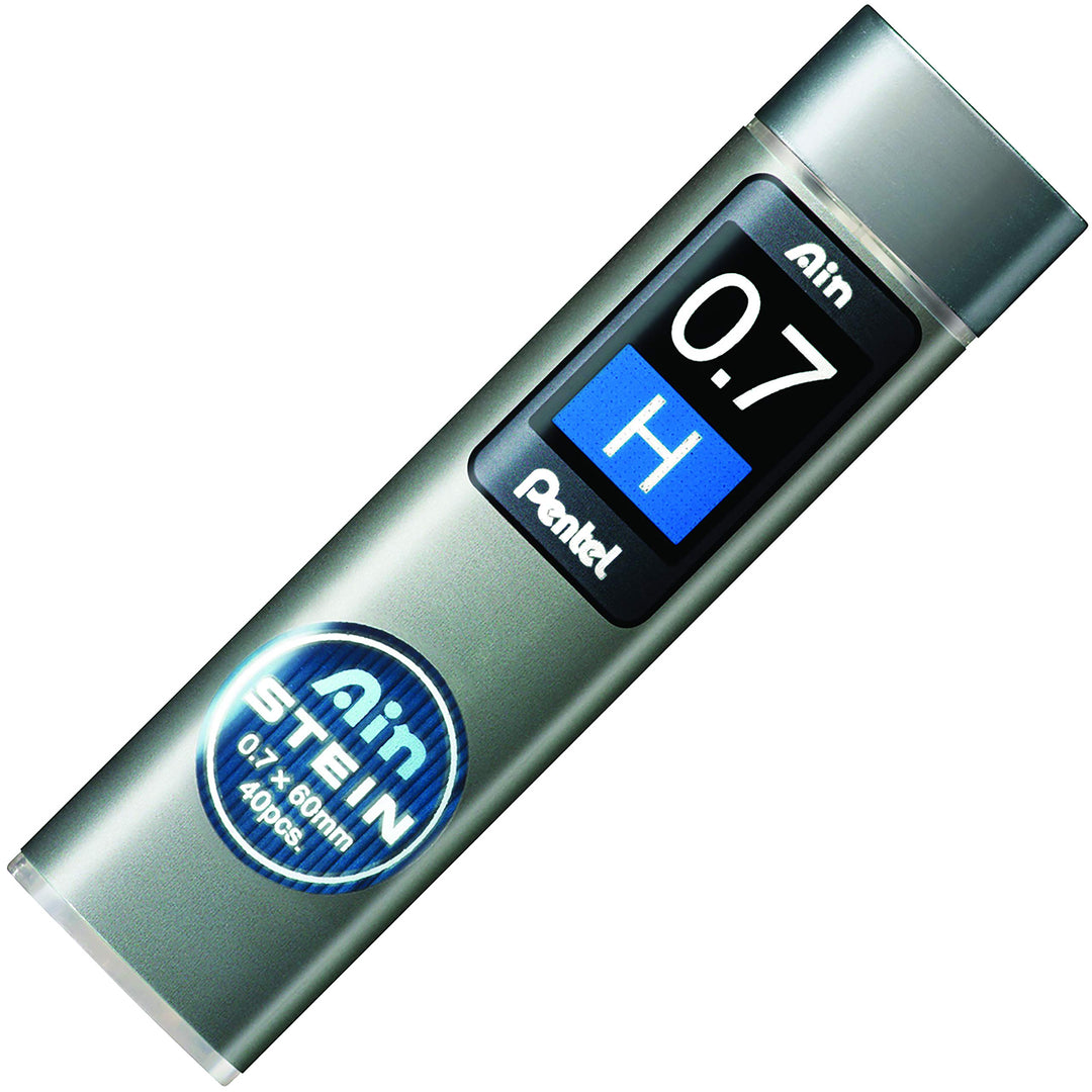 Pentel C277-HO Ain Stein Feinmine, Strichstärke 0.7 mm, Härtegrad H, 40 Minen je Dose, H
