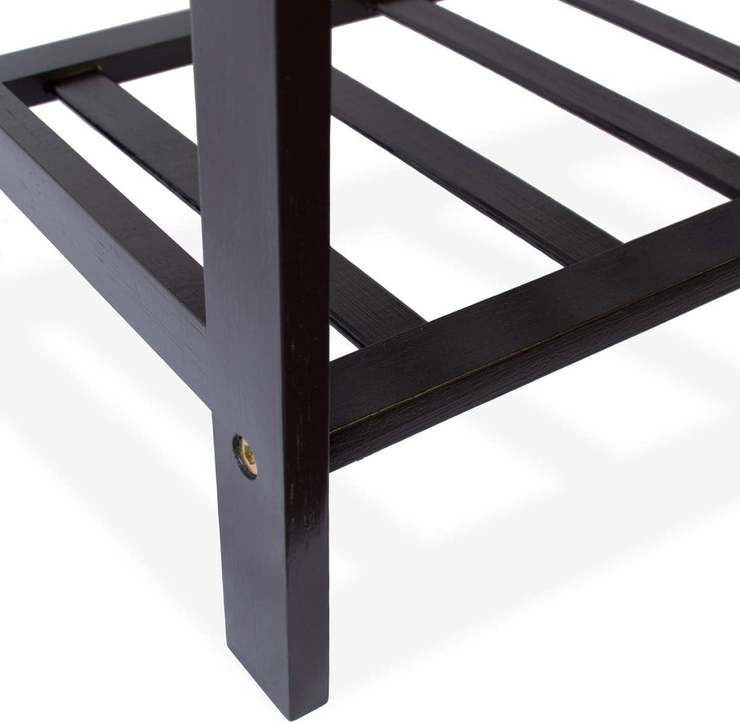 diMio Bambus Schuhregal mit 3 Ebenen (Espresso), Espresso