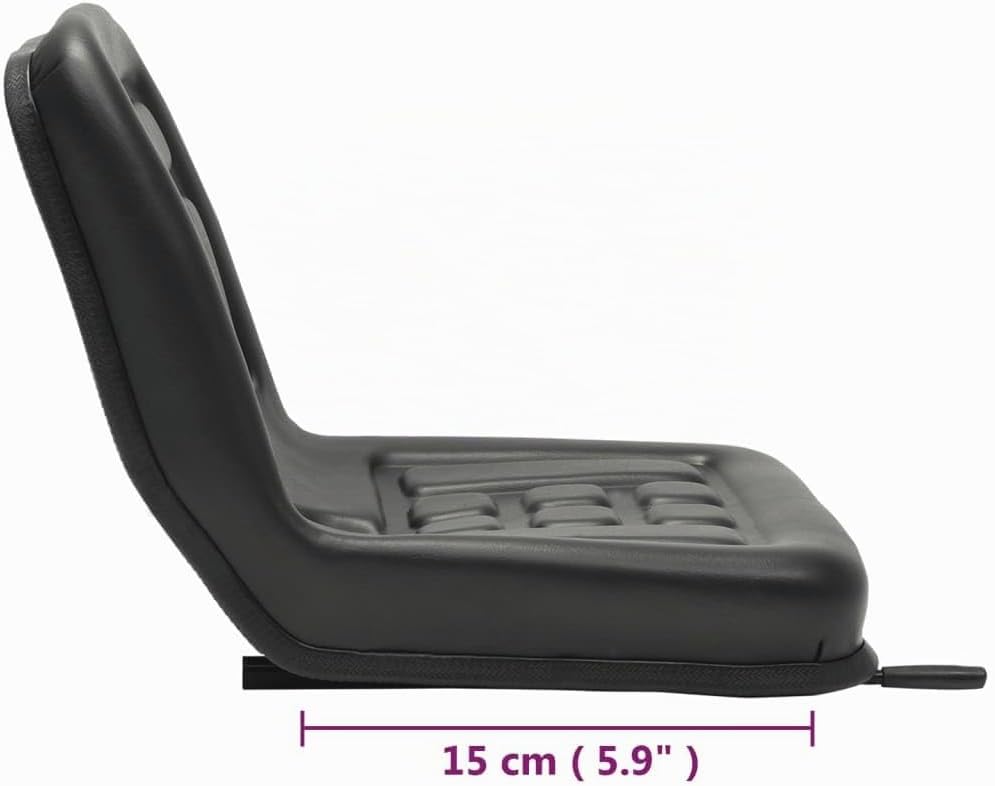 vidaXL Traktorsitz Universal Schwarz Schleppersitz Staplersitz Baggersitz