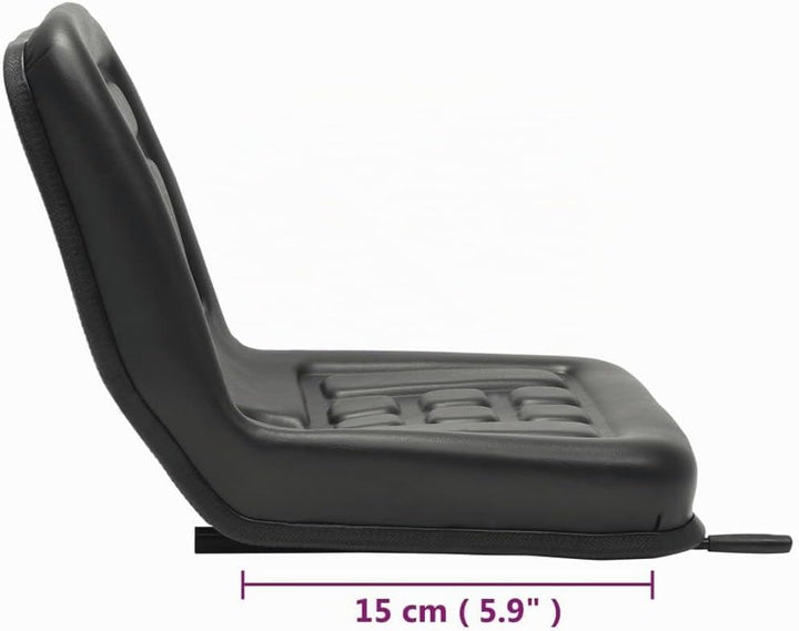 vidaXL Traktorsitz Universal Schwarz Schleppersitz Staplersitz Baggersitz