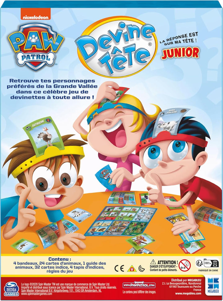 Spin Master Games Kids Game HedbanzJnr Paw Patrol EFR
