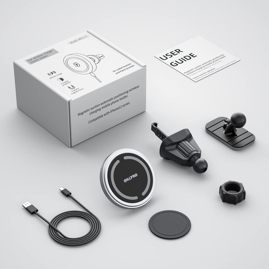 Autolüftungshalterung für magnetische Telefone, 2-in-1-Universalhalterung für das Armaturenbrett, Me