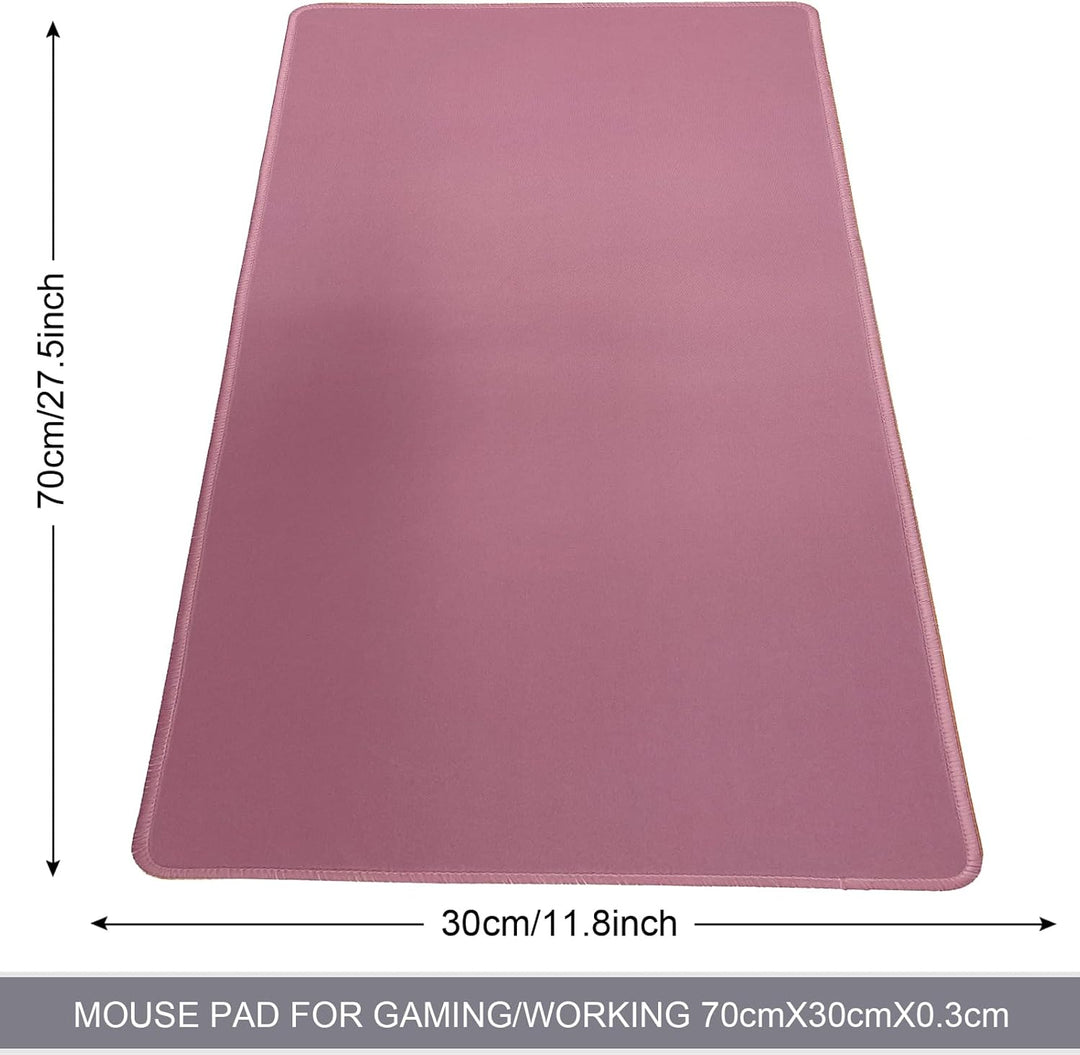 grosse Gaming-Mauspad,rutschfeste Gummibasis,[70x30cm] Computer-Schreibtischmatte für PC,Mac,Laptop