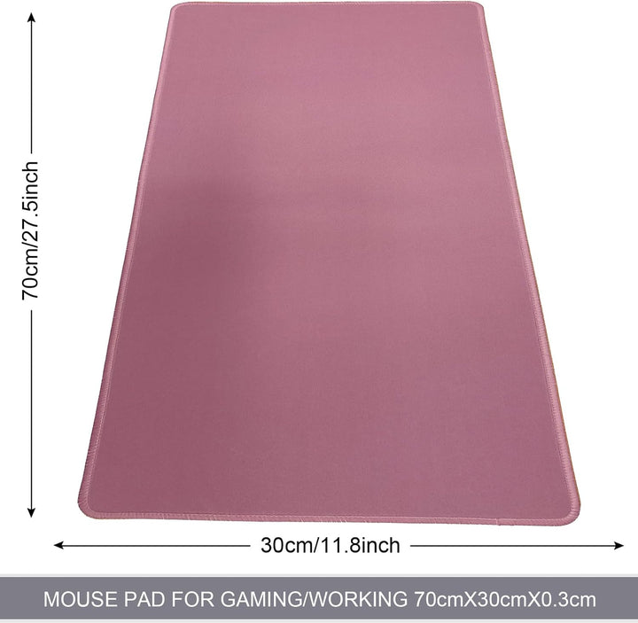 grosse Gaming-Mauspad,rutschfeste Gummibasis,[70x30cm] Computer-Schreibtischmatte für PC,Mac,Laptop